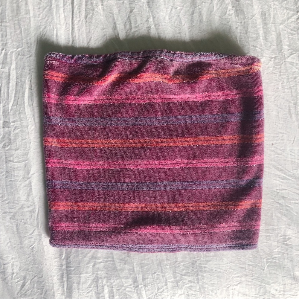 Urban Outfitters Glitter Striped Tube Top